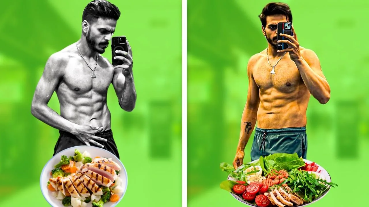 After photo showing a person with a significantly leaner and fitter physique.