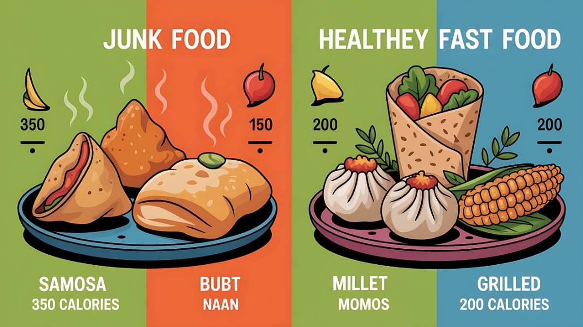 Healthy Fast Food Options India