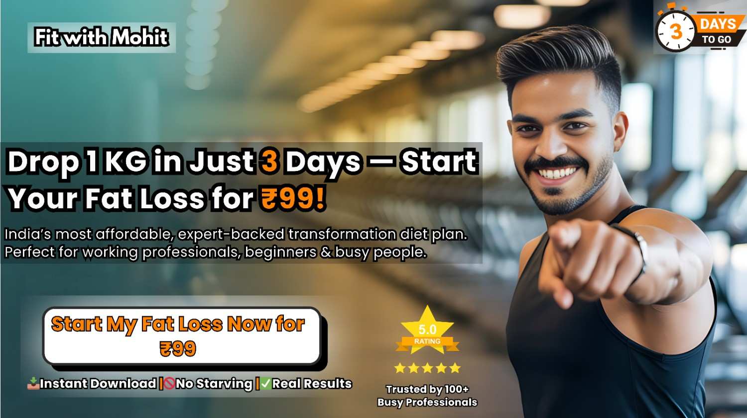 Lose 1 kg in 3 Days