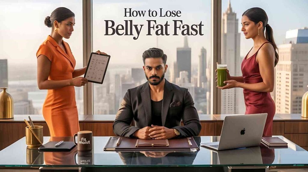 Mohit Verma premium fitness coach explaining how to lose belly fat fast naturally