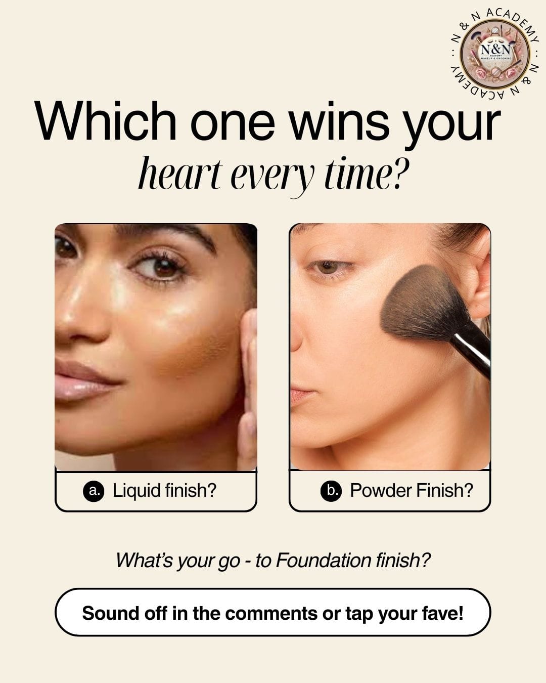 Which one wins your heart every time? - N&N Makeup Academy
