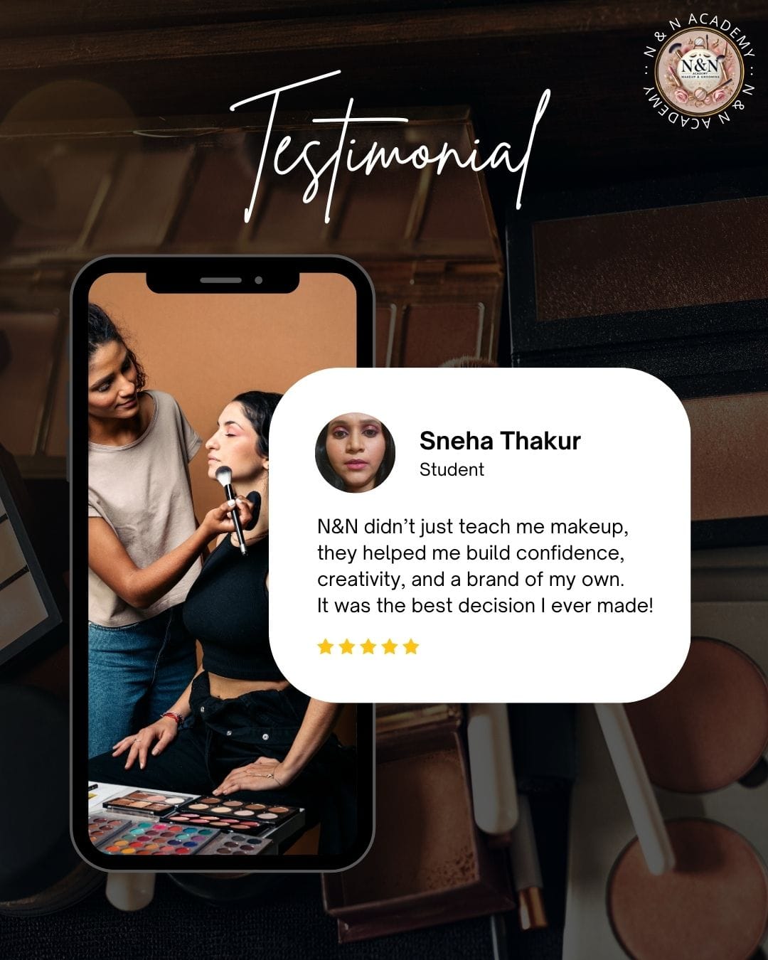 Testimonial - N&N Makeup Academy