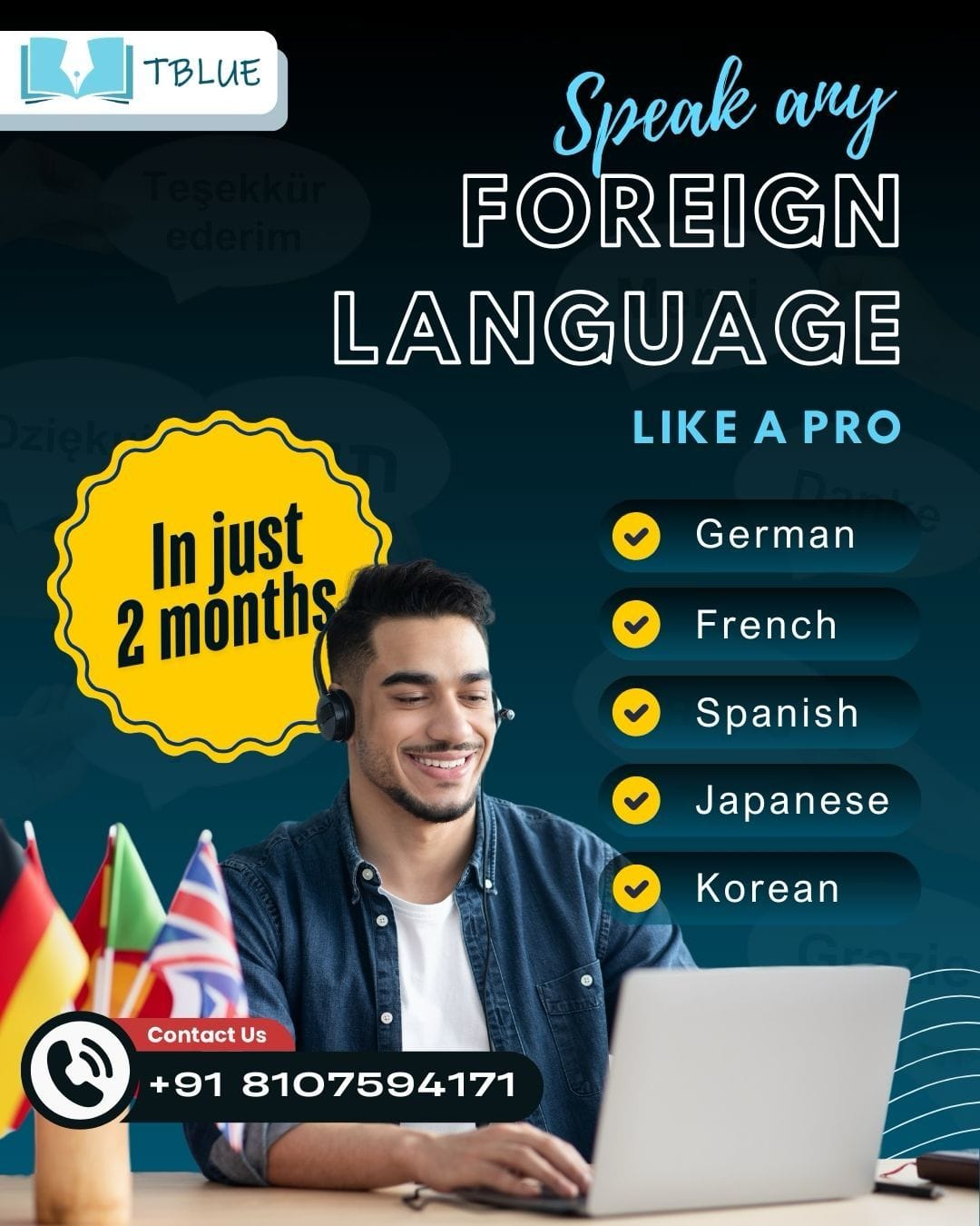 Speak any Foreign Language - TBlue Education